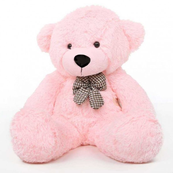 2 Feet Pink Teddy Bear with a Bow